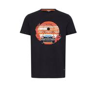Indicode IDDaniel Herren T-Shirt Kurzarm Shirt 100% Baumwolle Regular Fit, Farbe: Black (999), Größe: 2XL