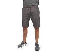 Indicode IDFrances Herren Cargo Shorts Bermuda Kurze Hose mit Stretchanteil Cargotaschen Baumwollmischung Regular fit, Größe:L, Farbe:Grey (905)