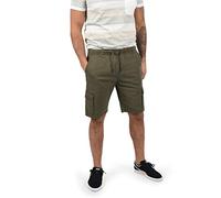 Indicode IDFrances Herren Cargo Shorts Bermuda Kurze Hose mit Stretchanteil Cargotaschen Baumwollmischung Regular fit, Größe:S, Farbe:Army (600)