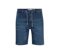 Indicode IDGodo Herren Jeans Shorts Kurze Denim Hose mit Stretch Regular Fit, Größe:M, Farbe:Dark Blue (855)