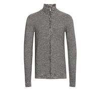 Strickjacke INDICODE "Strickjacke IDJadan", Herren, Gr. L, schwarz (charcoal), Web, Obermaterial: 90% Baumwolle CO. 10% Polyamid PA., meliert, Basic, normal, Strickjacken Strickjacke (84448846-L) char