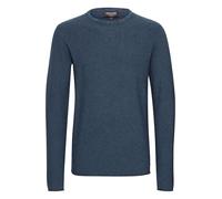 Strickfleece-Pullover INDICODE "Strickpullover IDJadas", Herren, Gr. L, blau (navy), Obermaterial: 90% Baumwolle CO. 10% Polyamid PA., Pullover (66712200-L) navy