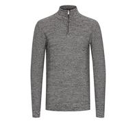 Troyer INDICODE "Stricktroyer IDJador", Herren, Gr. L, schwarz (charcoal), Web, Obermaterial: 90% Baumwolle CO. 10% Polyamid PA., meliert, Basic, normal, Langarm, Pullover (34342301-L) charcoal