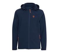 Indicode IDJonas Herren Softshelljacke Übergangsjacke Jacke mit Kapuze Reißverschlusstaschen Gummizug Regular fit, Größe:XL, Farbe:Navy (400)