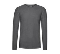 Indicode IDKarpo Herren Strickpullover Feinstrick Pullover mit Rundhalsausschnitt, Größe:XL, Farbe:Pewter (902)