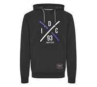 Kapuzenpullover INDICODE "Hoodie IDLeon", Herren, Gr. L, schwarz, Obermaterial: 100% Baumwolle CO., bedruckt, casual, normal, Langarm, Pullover (14342036-L) schwarz