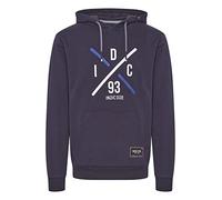 Kapuzenpullover INDICODE "Hoodie IDLeon", Herren, Gr. L, blau (navy), Obermaterial: 100% Baumwolle CO., bedruckt, casual, normal, Langarm, Pullover (71578865-L) navy