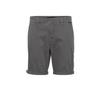 Chinoshorts INDICODE "Chinoshorts IDLuca", Herren, Gr. XL, N-Gr, grau (raven), Obermaterial: 98% Baumwolle CO. 2% Elasthan EL., casual, regular fit kurz, Hosen (16056521-XL) raven