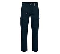 Indicode IDMosat Herren Cargohose aus Leinenmix Lange Hose, Größe:L, Farbe:Night Sky (450)