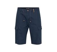 Indicode IDMosato Herren Cargo Shorts aus Leinenmix Bermuda Kurze Hose, Größe:S, Farbe:Night Sky (450)