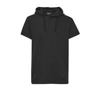Kurzarmpullover INDICODE "Kurzarmpullover IDNils", Herren, Gr. XL, schwarz, Web, Obermaterial: 55% Baumwolle CO. 45% Polyester PES., unifarben, normal, ohne Ausschnitt, Pullover (30355560-XL) schwarz