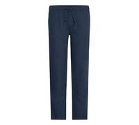 Indicode IDPassol Herren Leinenhose Hose Stoffhose Leinenmix Regular Fit, Farbe: Navy (400), Größe: S