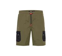 Chinoshorts INDICODE "Chinoshorts IDPeter", Herren, Gr. XXXL, N-Gr, grün (army), Obermaterial: 100% Polyester PES., casual, regular fit kurz, Hosen (81044827-XXXL) army