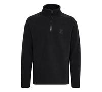 Indicode - IDPierco - Herren Fleecetroyer Sweatpullover Pullover mit Troyer, Größe:XXL, Farbe:Black (999)