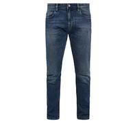 Indicode IDQuebec Herren Jeans Hose Denim mit Stretch-Anteil Regular Fit, Größe:W36/34, Farbe:Medium Indigo (869)