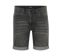 Jeansshorts INDICODE "Jeansshorts IDQuentin", Herren, Gr. S, N-Gr, grau (dunkelgrau), Web, Obermaterial: 98% Baumwolle CO. 2% Elasthan EL., unifarben, Basic, regular fit kurz, Jeans Jeansshorts (26936