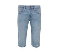 Indicode IDQuince Herren Jeans Shorts Kurze Denim Hose Eingrifftaschen Baumwollmischung Regular fit, Größe:S, Farbe:Blue Wash (1014)
