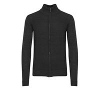 Indicode IDRickert Herren Strickjacke Cardigan Grobstrick mit Stehkragen Reißverschluss Baumwollmischung Regular fit, Größe:M, Farbe:Charcoal Mix (915)