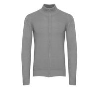 Cardigan INDICODE "Cardigan IDRickert", Herren, Gr. L, grau (light grau mix), Grobstrick, Obermaterial: 50% Baumwolle CO. 50% Polyester PES., unifarben, casual, normal, Strickjacken (40022706-L) light