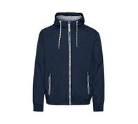Indicode IDRikko Herren Übergangsjacke Herrenjacke Jacke hochabschließender Kragen mit Kapuze, Größe:L, Farbe:Navy (400)