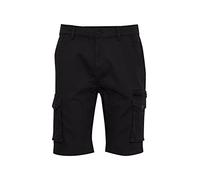 Indicode IDRonjo Herren Cargo Shorts Bermuda Kurze Hose mit Stretch Regular Fit, Größe:2XL, Farbe:Black (999)