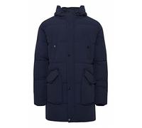 Indicode IDZeppal Steppjacke Herren Parka Winterjacke Steppparka warm gefüttert mit hochabschließendem Kragen aus wasserabweisendem Material, Größe:S, Farbe:Navy (400)