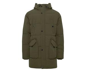 Indicode IDZeppal Steppjacke Herren Parka Winterjacke Steppparka warm gefüttert mit hochabschließendem Kragen aus wasserabweisendem Material, Größe:M, Farbe:Army (600)