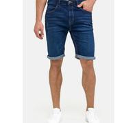 Indicode Herren Jeans Shorts - Caden blau Gr. M