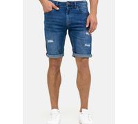 Indicode Herren Jeans Shorts - Caden blau Gr. M