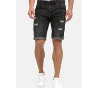 Indicode Herren Jeans Shorts - Caden schwarz Gr. S