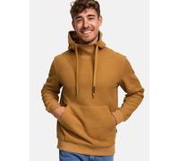 Indicode Herren INJody Sweatshirt mit Kapuze aus Baumwoll-Mix | Hoodie Kapuzenpullover Bistre, S