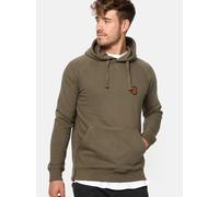 Indicode Herren Litcham Sweatshirt mit Kapuze | Hoodie Kapuzenpullover für Männer Army, M