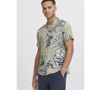 Indicode Kurzarmhemd Herren Regular Fit Viskose kitt, XXL