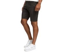 Indicode Kurze Hosen Herren - Laulax - Chino Shorts für Männer aus Baumwolle - Sommer Freizeithose mit Taschen - Sportlich eleganter Look - Regular Fit - Bequemes Material mit Stretch - Raven - S