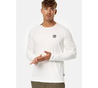 Indicode Herren INTrense Langarmshirt aus Baumwolle | Herrenshirt Langarm Longsleeve Shirt Männer Offwhite, S
