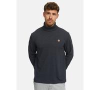 Indicode Langarmshirt Rollkragen Herren anthrazit, M