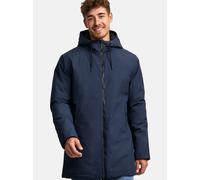 Indicode Herren INEmilio Parka mit Reißverschluss und Kapuze | Herrenparka Männer-Parka Navy, S