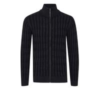 Strickjacke INDICODE "Strickjacke IDPaulomo", Herren, Gr. L, grau (charcoal mix), Obermaterial: 100% Baumwolle CO., normal, Strickjacken Strickjacke (55884539-L) charcoal mix
