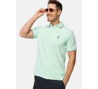 Indicode Herren Wallo Poloshirt aus Baumwolle | Herrenpoloshirt Polokragen Baumwollshirt Quiet Wave, XL