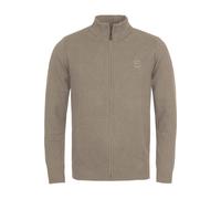 Indicode Regular Fit Cardigan beige, Einfarbig