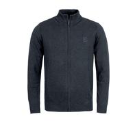 Indicode Regular Fit Cardigan dunkelblau, Einfarbig