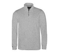 Indicode Regular Fit Troyer hellgrau, Einfarbig