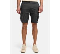Indicode Herren INLanny Cargo-Shorts mit 6 Taschen | Bermuda Männer Sommerhose aus Baumwolle Dk Grey L