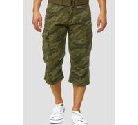 Indicode Shorts Cargo Herren oliv, M