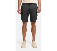 Indicode Herren INLanny Cargo-Shorts mit 6 Taschen | Bermuda Männer Sommerhose aus Baumwolle Dk Grey, XL