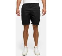 Indicode Shorts Chino Herren Baumwolle schwarz, L