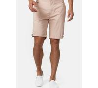 Indicode Herren Creel Chino Shorts mit 5 Taschen | Bermuda Herrenshorts Chinoshorts Freizeitshorts Männer Cameo Rose L