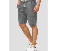 Indicode Shorts Chino Herren grau, S