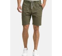 Indicode Herren Stoufville Chino Shorts mit 4 Taschen aus 98% Baumwolle | Bermuda Sommershorts für Männer Army M