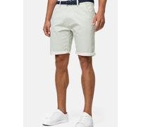 Indicode Herren Bourchier Chino Shorts mit 4 Taschen aus 98% Baumwolle | Bermuda Sommershorts für Männer Surf Spray, S